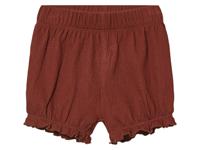 lupilu Korte baby broek (Bruin, 50/56) - thumbnail