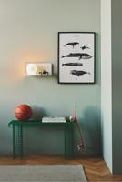 Witte wandlamp opaalglas met plankje Nordlux Lilibeth - thumbnail