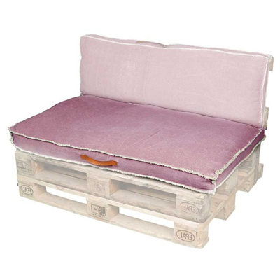 Unique Living Palletkussen Manouk Cassis - 120 x 80cm