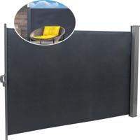 Silvergear Windscherm Uittrekbaar 180x300 cm - Antraciet - thumbnail