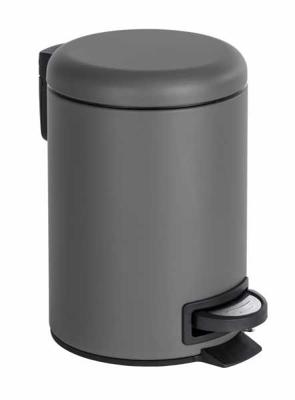 Wenko Prullenbak Leman 3 L (Grijs)