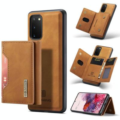 Voor Samsung Galaxy S20 DG.MING M2 Serie 3-voudige multi-kaart tas + magnetische achterkant schokbestendig geval met portemonnee en houder functie Voor Samsung Galaxy S20 DG.MING M2 Serie 3-voudige multi-kaart tas + magnetische achterkant schokbestendig geval met portemonnee en houder functie