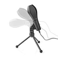 Nedis Microfoon |Bedraad | 1x USB | 1 stuks - MICTU100BK MICTU100BK - thumbnail