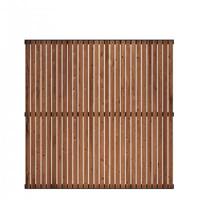 Thermowood® Zelfbouw Schutting Saga 150 x 150 CM - thumbnail
