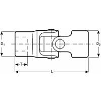 Bahco 1/4" cardandopsleutel 7 mm | A6710DM-7 - thumbnail