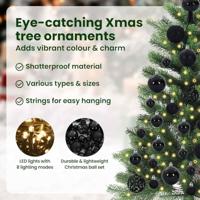 VidaXL Kerstboom met 150 led met standaard groen 90 cm pe - thumbnail