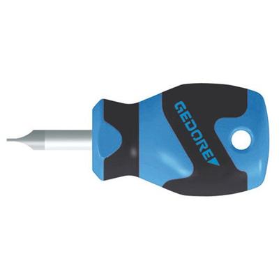 Gedore 2153 4 3-C Sleufschroevendraaier Kort 0.8x4.0mm 25mm - 1531174 - thumbnail