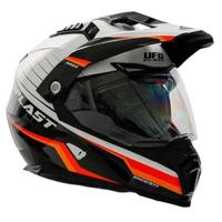 UFO PLAST endurohelm "ariëns" helmet aries m white/black - thumbnail