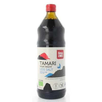 Lima Tamari 25% minder zout bio 1 Liter Lima Tamari 25% minder zout bio 1 Liter