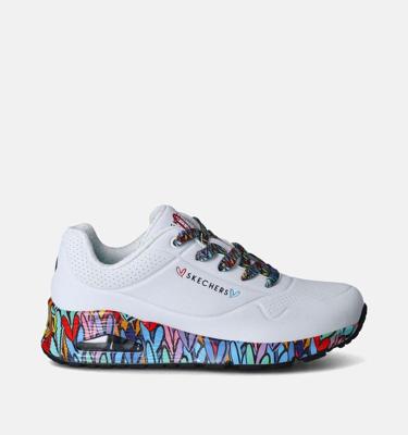 Skechers Uno - Ravaged Love 177918/WMLT Wit-38 maat 38