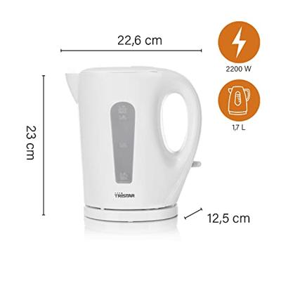 Tristar WK-3380 Waterkoker 1.7L 2200W Wit - thumbnail