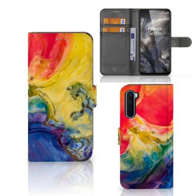 Hoesje OnePlus Nord Watercolor Dark Hoesje OnePlus Nord Watercolor Dark