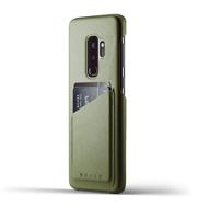 Mujjo Leather Wallet Case Galaxy S9 Plus groen - thumbnail