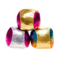 LG Imports jongleerballen space metallic 3 delig 4cm - thumbnail