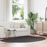 Tapijt HUARTE Antraciet 160 x 230 cm Polyester - thumbnail