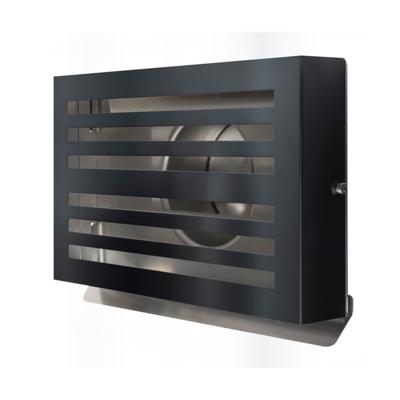 Overdruk Ventilatierooster Beta 15 cm Mat Zwart Weckx Overdruk Ventilatierooster Beta 15 cm Mat Zwart Weckx