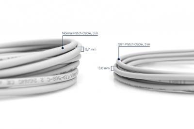 Digitus DK-1624-A-100S RJ45 Netwerkkabel, patchkabel CAT 6A U/FTP 10.00 m Grijs Afgeschermd, Halogeenvrij, Afgeschermd (dubbel) 1 stuk(s)