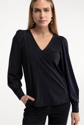 Studio Anneloes Les Top 94821 T-shirt Lange Mouw 9000 Black