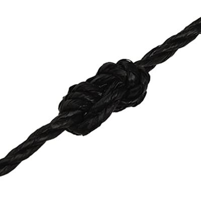 Werktouw 3 mm 50 m polypropeen zwart - thumbnail