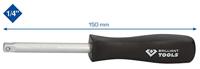 Brilliant Tools BT020901 BT020901 Handvat Aandrijving 1/4 (6.3 mm) 150 mm 1 stuk(s) - thumbnail