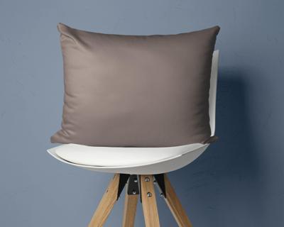 Primaviera Deluxe - Set van 2 Kussenslopen Katoen-Satijn - Taupe - 60 x 70 Primaviera Deluxe - Set van 2 Kussenslopen Katoen-Satijn - Taupe - 60 x 70