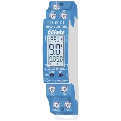 Eltako 23001003 MFZ12DBT-UC Tijdrelais 230 V/AC 1 stuk(s) Tijdsduur: 0.1 - 14400 s 1x wisselcontact Eltako 23001003 MFZ12DBT-UC Tijdrelais 230 V/AC 1 stuk(s) Tijdsduur: 0.1 - 14400 s 1x wisselcontact