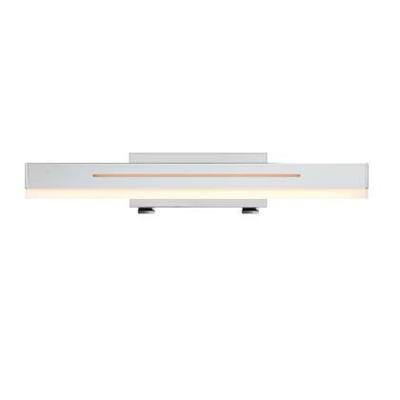 Badlamerlamp 2 standen boven spiegel badkamer chrome met LED & Moodmaker &apos;Otis 40&apos;