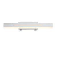 Badlamerlamp 2 standen boven spiegel badkamer chrome met LED & Moodmaker &apos;Otis 40&apos; - thumbnail