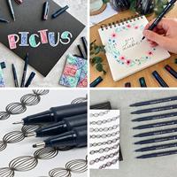 Schneider fineliner Pictus, etui van 8 stuks, zwart - thumbnail