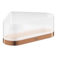 GROHE Selection Douchetray - 17x17x20x8.5cm - hoekmodel - wandmontage - brushed warm sunset 41038dl0 - thumbnail