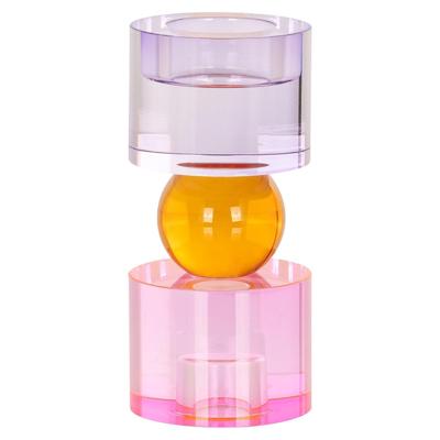 Richmond Kandelaar 'Zahra' Kristal, 15cm hoog Richmond Kandelaar 'Zahra' Kristal, 15cm hoog