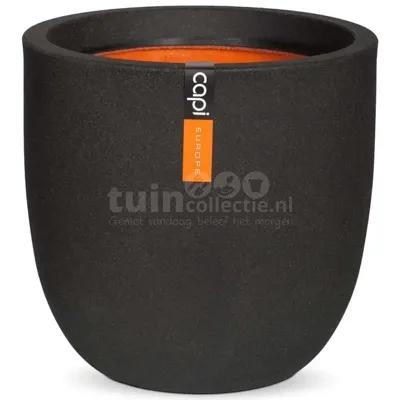 Capi Bol Smooth 35x34cm Zwart