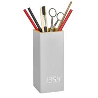 TFA Dostmann 60.2041.15 Tafelklok Kwarts Grijs, Geel - thumbnail