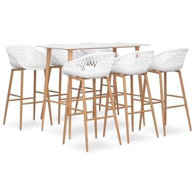 7-delige Barset wit