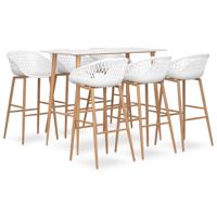 7-delige Barset wit - thumbnail