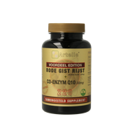Artelle Rode gist rijst 100mg Q10 30mg 220 Vegetarische capsules - thumbnail