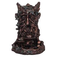Backflow Wierook Houder Bronskleurige Boomman/Ent Polyresin (18 cm) - thumbnail