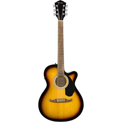 Fender FA-135CE Concert Sunburst WN elektrisch-akoestische westerngitaar - thumbnail