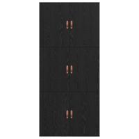 Bedframe met opslag Zwart eiken 200 x 80 x 31.5 cm Bewerkt hout - thumbnail