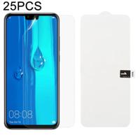 25 stuks zachte hydrogel film volledige dekking front beschermer met alcohol katoen + kraskaart voor Huawei Y9 (2019)/genieten van 9 plus - thumbnail