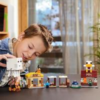 LEGO minecraft 21273 de ghast-ballon aanval op het dorp - thumbnail