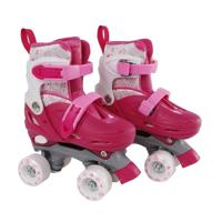 Street Rider rolschaatsen roze verstelbaar, maat 27-30 - thumbnail