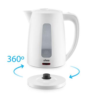 Waterkoker UFESA EYRE 2200W 1,7L Wit Plastic 2200 W 1,7 L