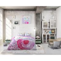 DreamHouse Bedding Peach Mandela Dekbedovertrek Lits-jumeaux (240 x 220 cm + 2 kussenslopen) - thumbnail