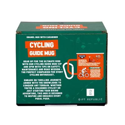 Gift Republic Mok emaille - Emaille Mok - Fietsgids