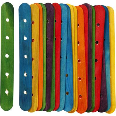 Creativ Company Constructiestokjes, diverse kleuren, 20st.