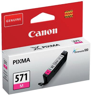 Canon inktcartridge CLI-571M, 173 foto's, OEM 0387C001, magenta
