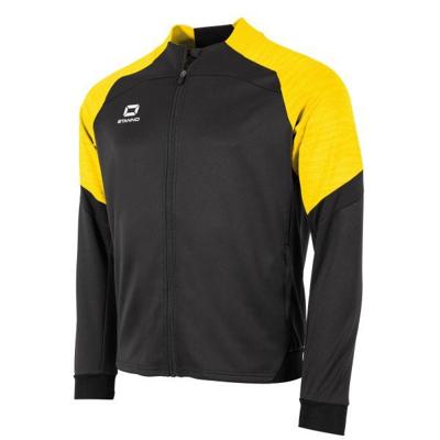Stanno 408037 Bolt Full Zip Top - Black-Yellow - 2XL