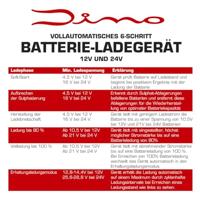 Dino KRAFTPAKET Druppellader, Ladingscompensator, Oplader 10 A, 5 A, 2 A 5 A, 2 A - thumbnail