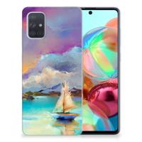 Smartphone hoesje Samsung Galaxy A71 Boat - thumbnail